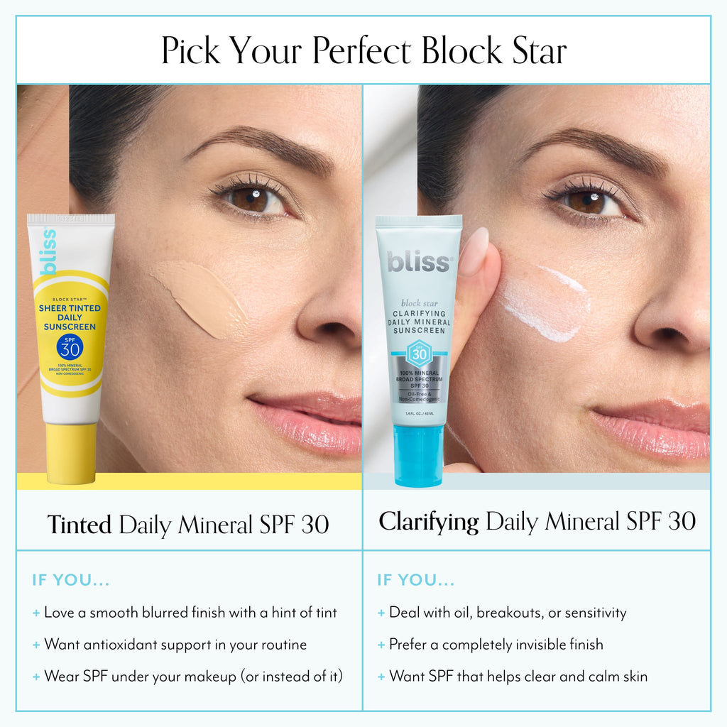 Block Star Clarifying Mineral Sunscreen SPF 30
