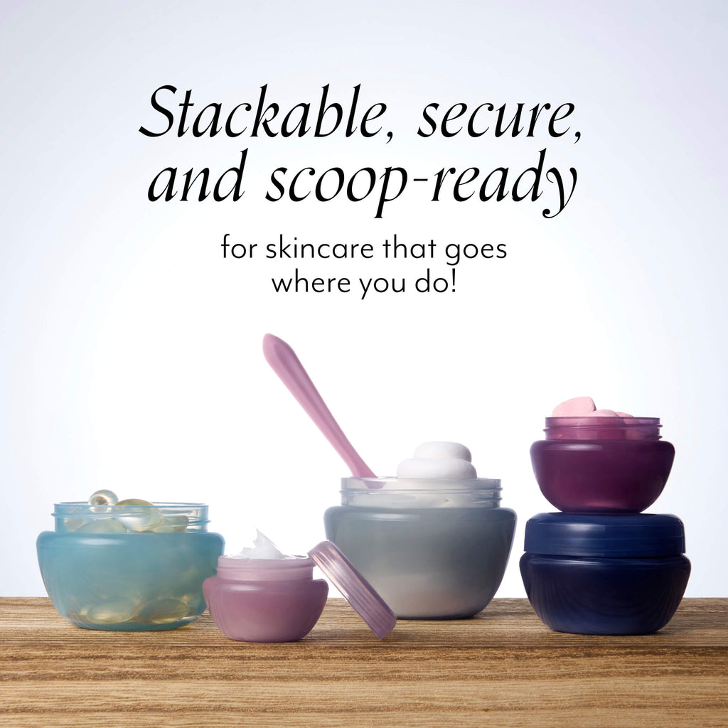 Spa To Go Reusable Travel Jar + Spatula Set