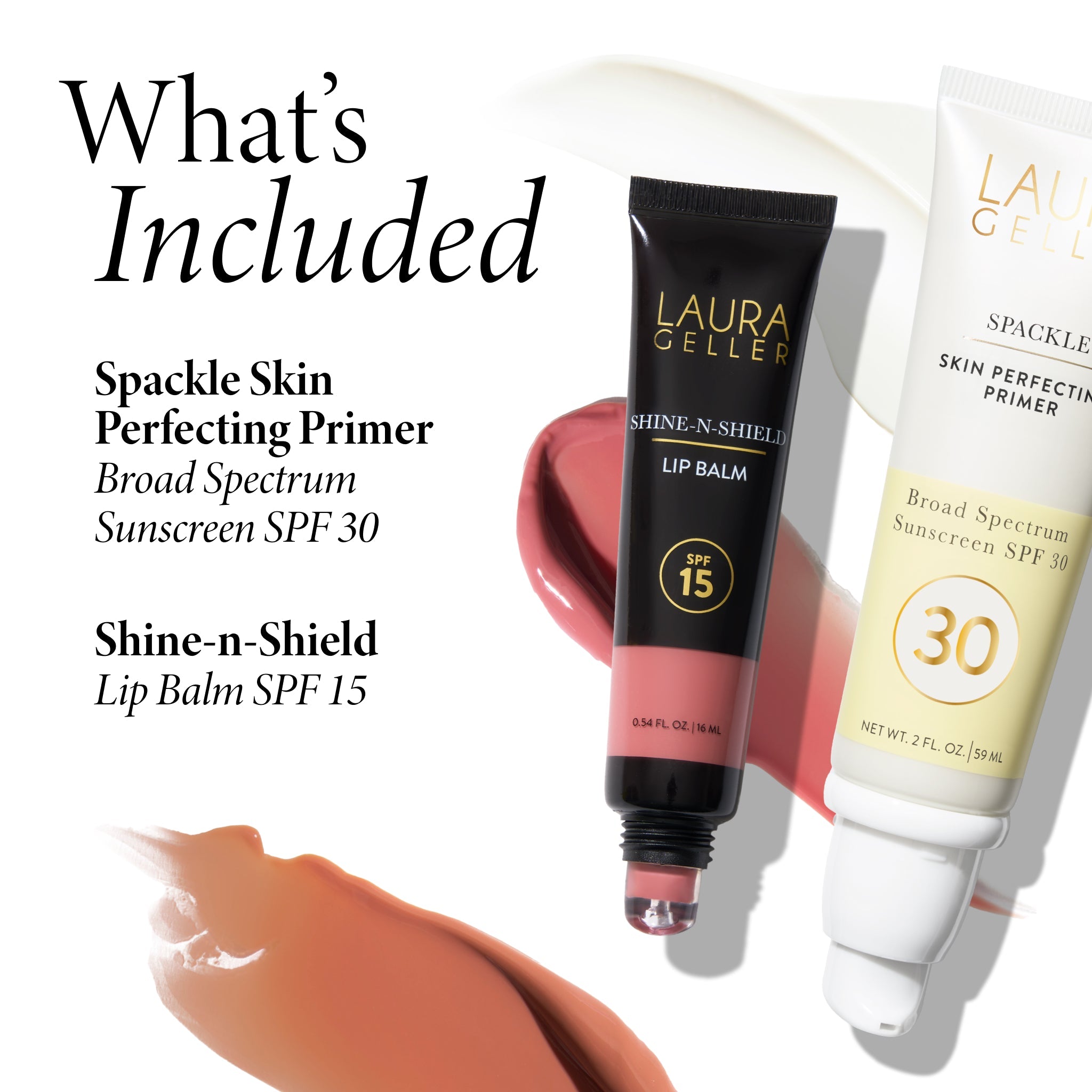 Spackle Primer SPF 30 and Shine-n-Shield SPF 15 Lip Balm